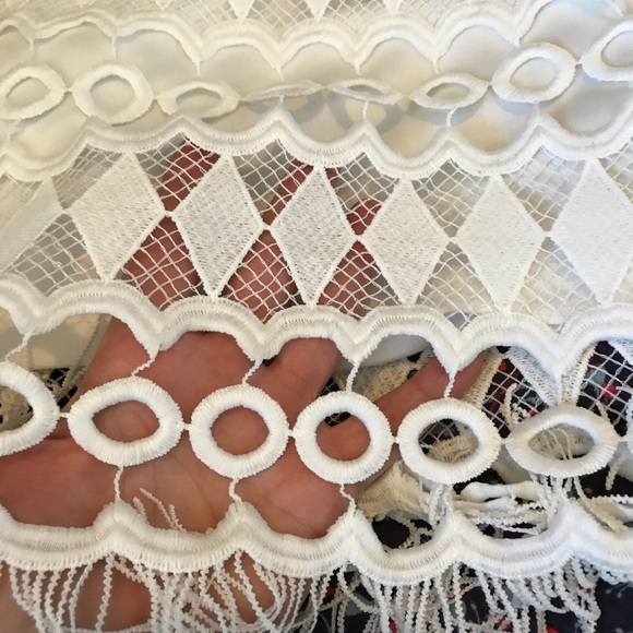 ASOS Goldie Mixed Crochet Bodycon Dress - Picture 7 of 8